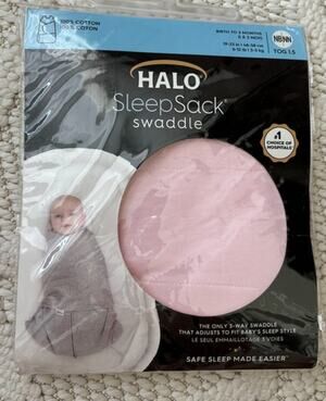 NWT Halo Sleepsack Swaddle Pink Size Newborn